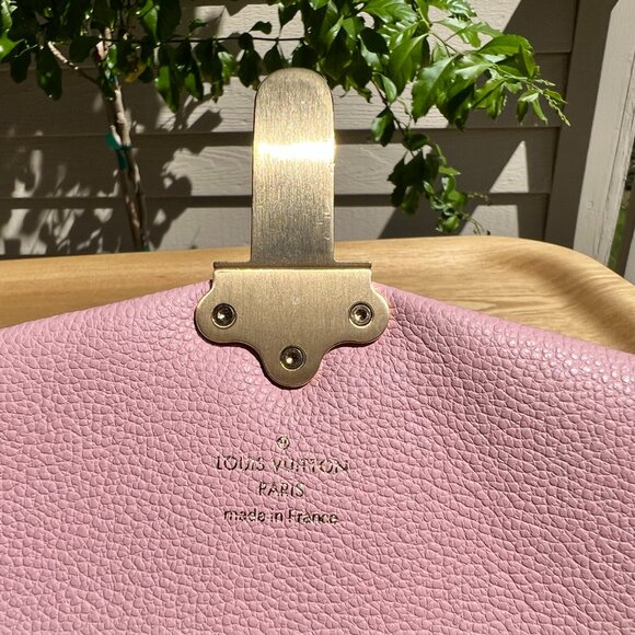 Louis Vuitton Clapton Shoulder Bag Magnolia Leather Damier Ebene Pink - Picture 7 of 9